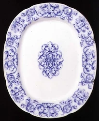 Albertoli Pattern Staffordshire Plate